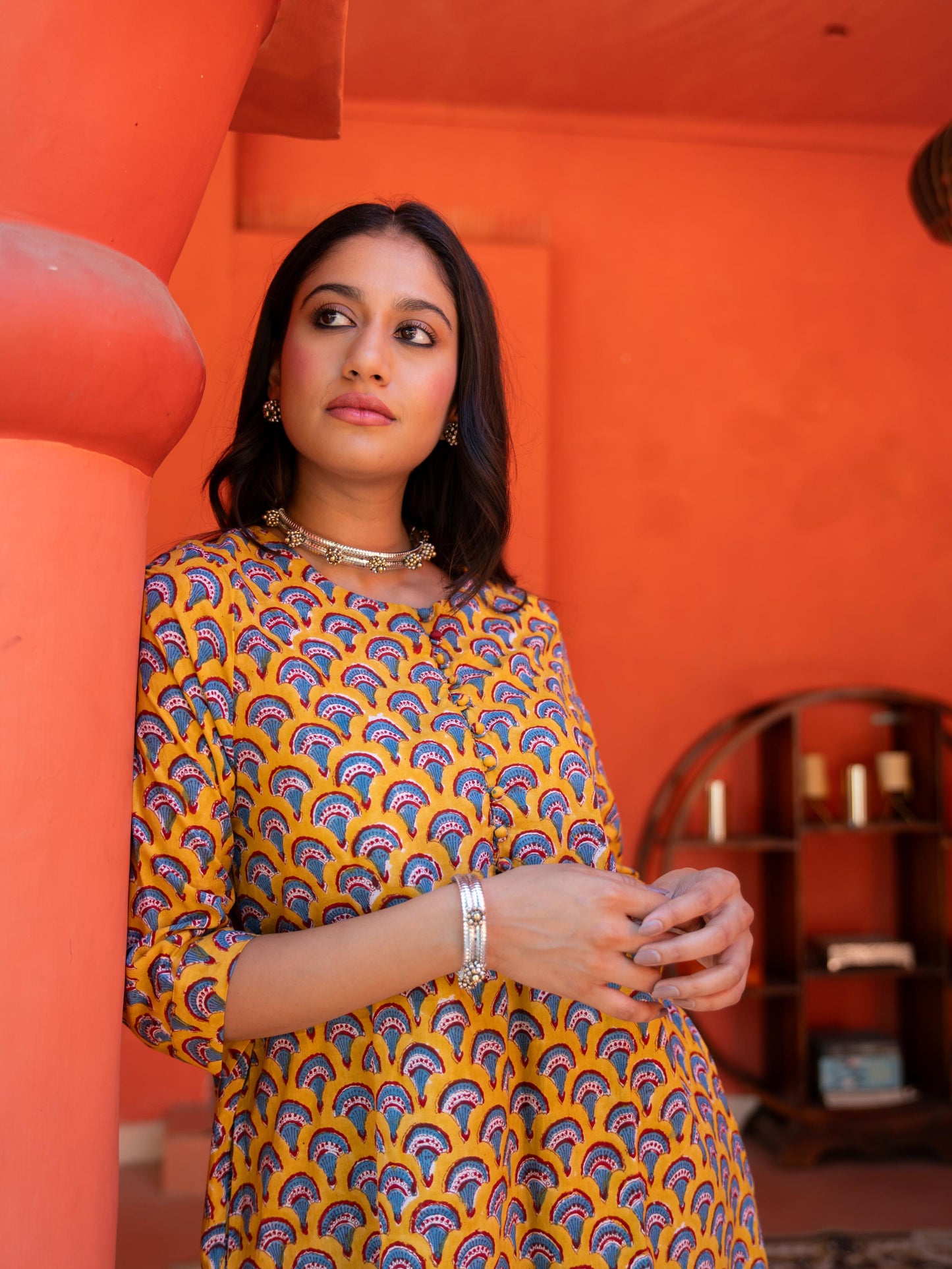 Sunkissed maroon kurta co ord