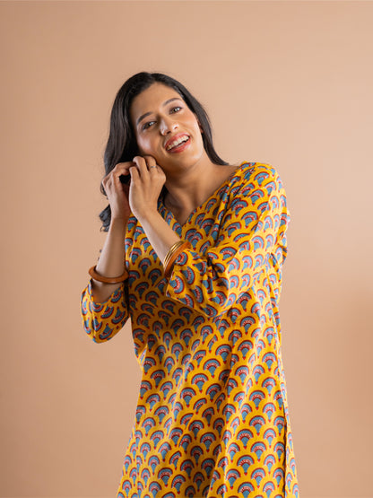 SUNKISSED MAROON STRAIGHT KURTA CO ORD