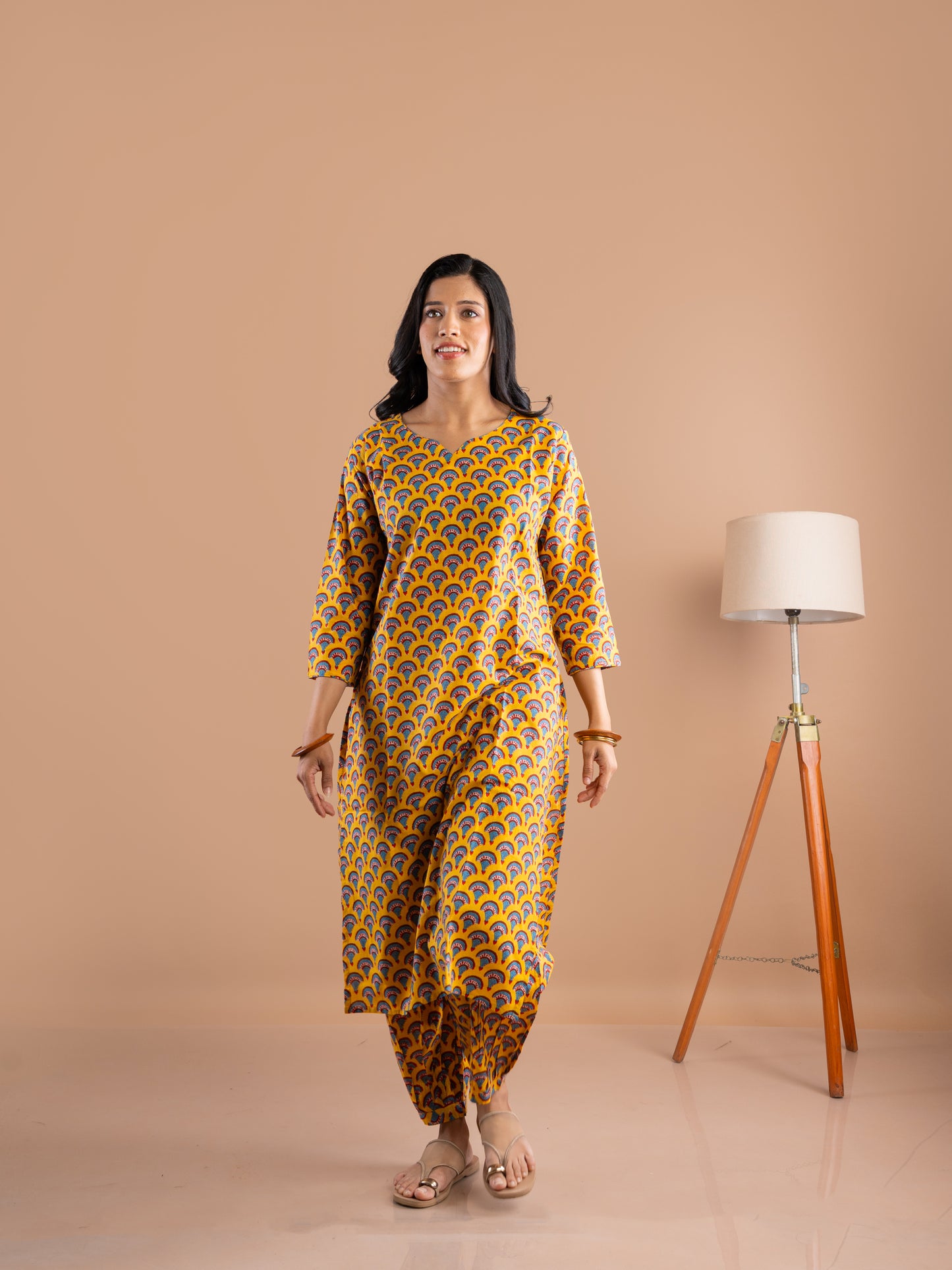 SUNKISSED MAROON STRAIGHT KURTA CO ORD