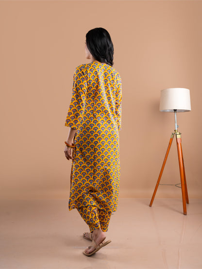 SUNKISSED MAROON STRAIGHT KURTA CO ORD