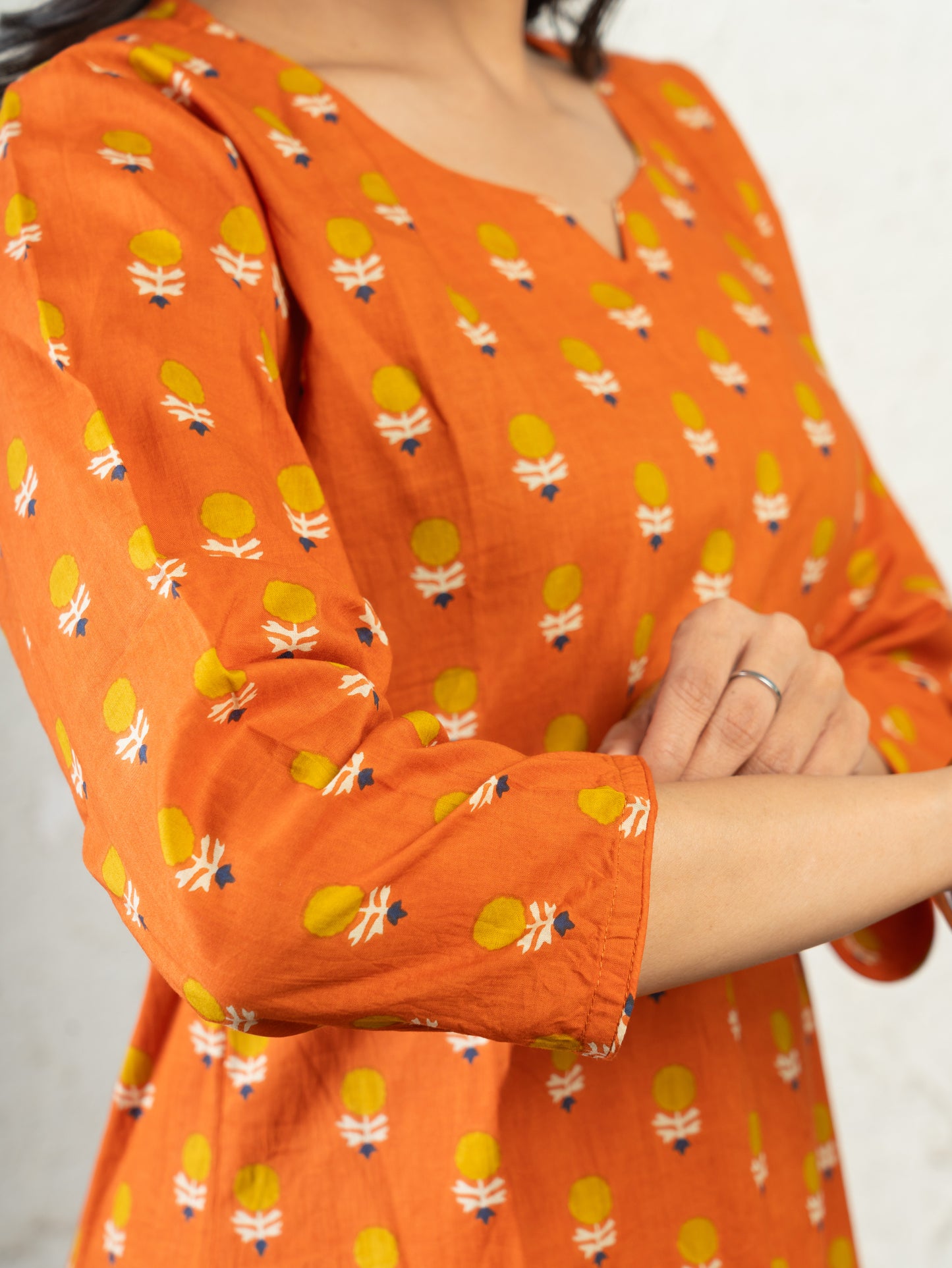CITRUS POP STRAIGHT KURTA CO ORD