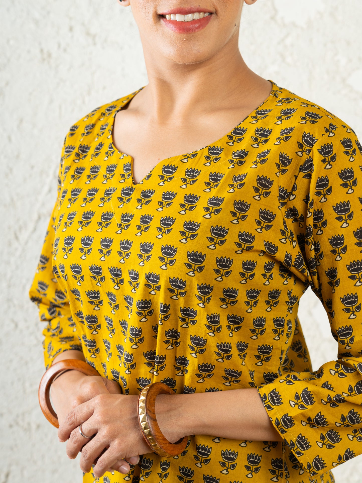 LOTUS ON REPEAT STRAIGHT KURTA CO ORD