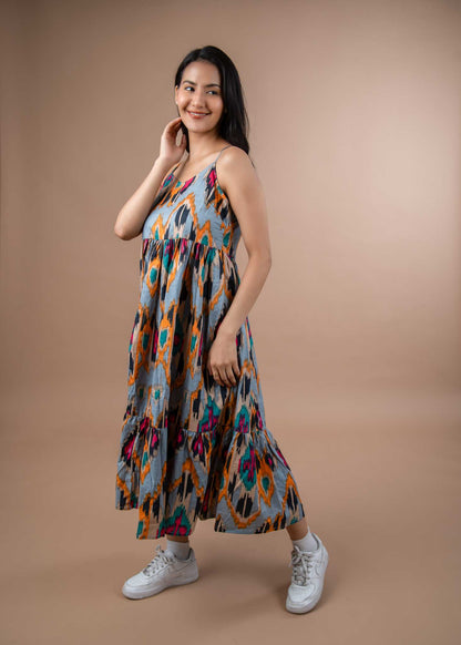 Fit and Flare Ikat