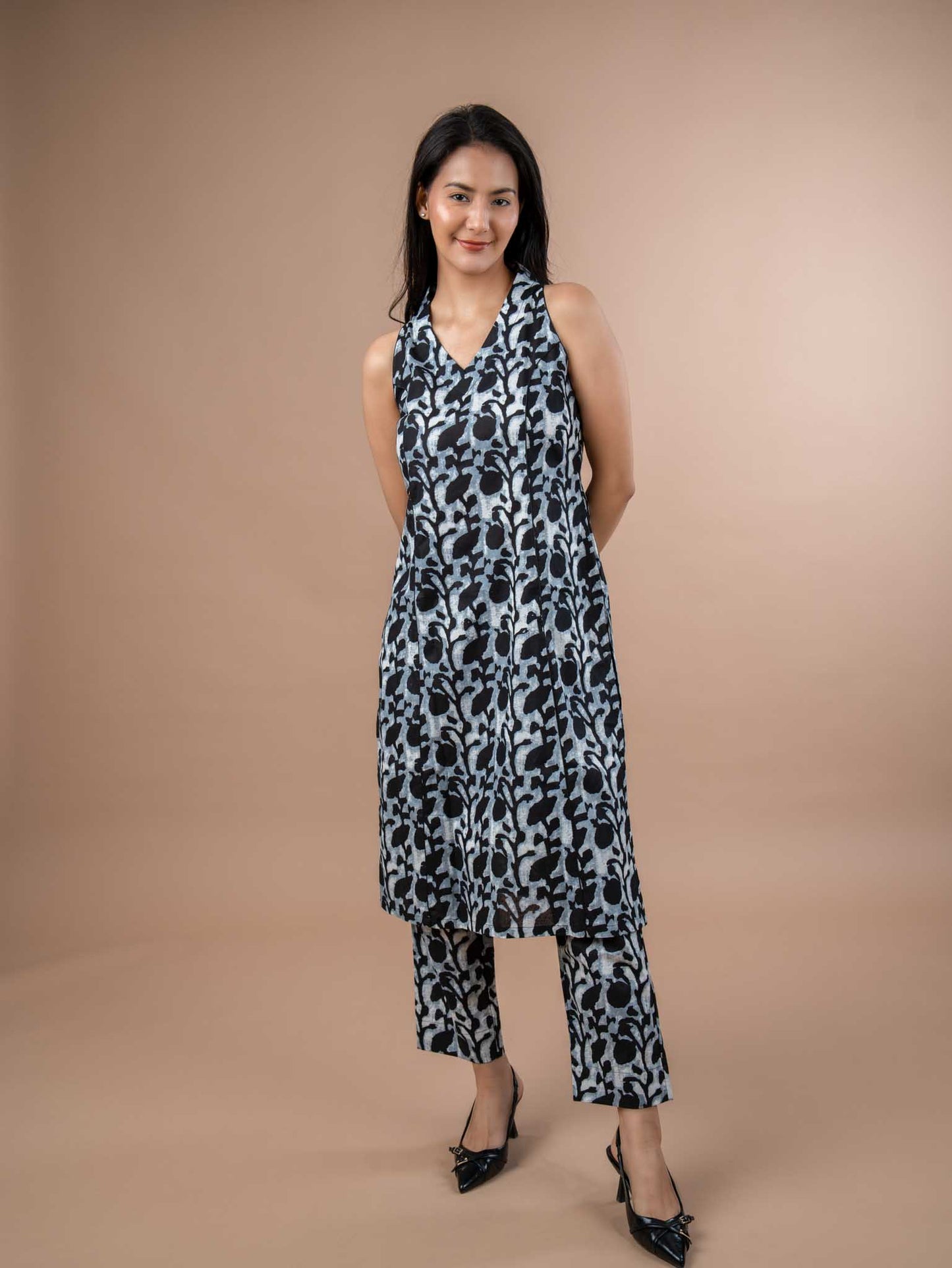 Monochrome Kurta Set